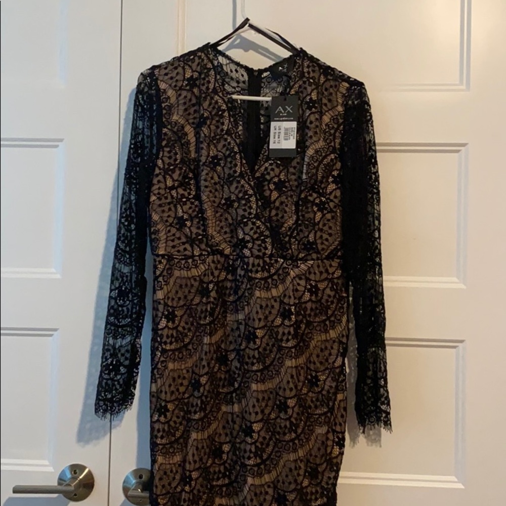 Fully lined high low dress
